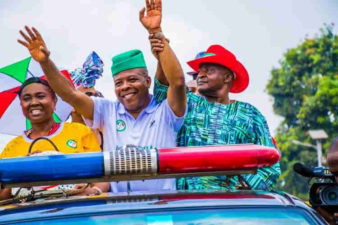 BREAKING: Ihedioha pushes APC’s Uzodimma to 3rd, Okorocha’s Nwosu 2nd positions, as INEC declares PDP winner of Imo governorship election