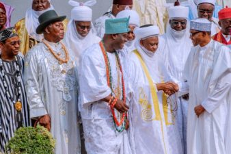 Sultan describes Buhari’s re-election as will of Allah, as Ooni thanks President for willingly working with traditional rulers