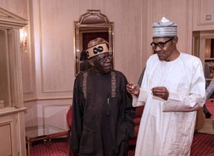 President Buhari, Asiwaju Tinubu debunk rumours, break fast together inside Villa