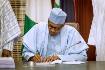 Buhari signs bill seeking foreign assistance to recover proceeds of crime into law