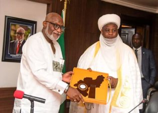 Your visit a golden handshake across the Niger, Governor Akeredolu tells Sultan of Sokoto in Akure
