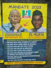 Our focus is on governance not 2023, APC describes campaign posters as “mischief-makers” in action