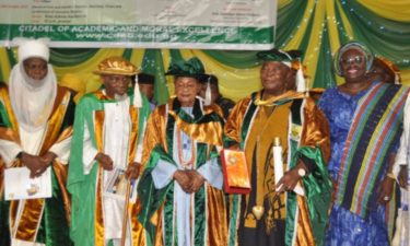 Ogun Governor offers automatic employment to Crescent Varsity’s best graduating student at 11th convocation