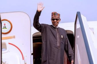 PHOTOS NEWS: President Buhari departs Abuja for London ahead of the UK-Africa Investment Summit on Friday 17th January 2020