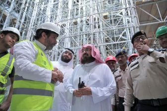 Photos: Sheikh Al Sudais on inspection tour of Al Haram expansion work