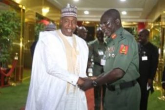 Terrorism will be over soon, says Borno Governor Zulum as he visits Army Chief, Buratai