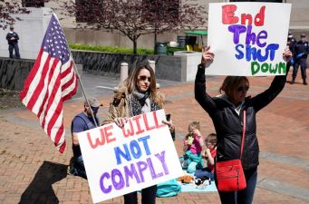 U.S. deaths near 40,000 with over 740,746 coronavirus confirmed cases, Americans protest against lockdown