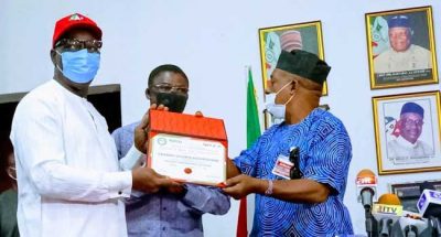 Edo 2020: PDP presents Obaseki with Certificate of Return