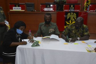 Nigerian Army signs MoU with local industries for production of military hardware, defence equipment