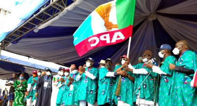 APC Governors, Minister storm Ondo as Akeredolu flags-off re-election campaign in Akure