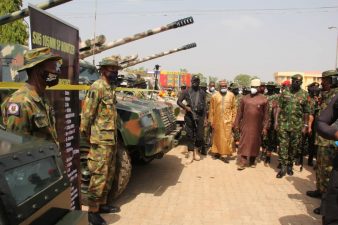 Buratai inducts new artillery guns, inaugurates new Army School of Artillery Headquarters Complex