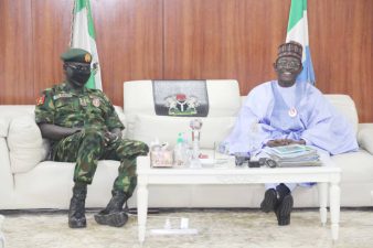 Nigerian Army working to make North East safer, more secured, Gen. Buratai tells Yobe Governor