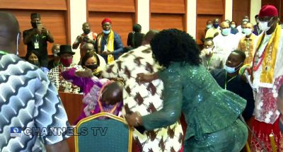 VIDEO: Host communities fight one another at House of Reps PIB Public Hearing