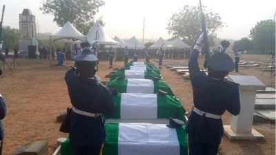 7 Air Force officers killed in Abuja military plane crash buried
