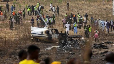 Sad, military plane crashes in Nigeria, 7 onboard killed