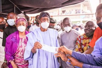 Aregbesola, wife, children revalidate APC membership; assures on commitment to party’s success
