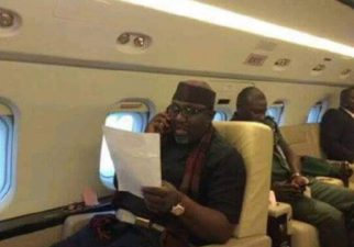 Okorocha returns home after Police rescued him from alleged “Uzodinma thugs”