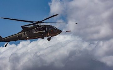 Helicopters dropping weapons, food for bandits 