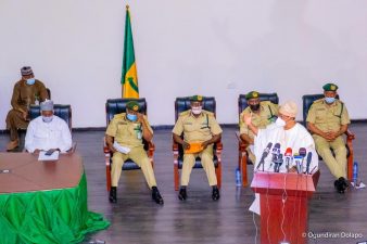 We cannot afford to lose guard, Aregbesola charges NCoS Squadron Commanders