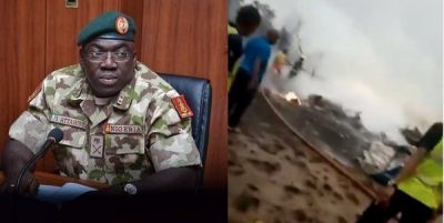 HORROR! Nigeria’s Chief of Army Staff, 10 others killed in plane crash, 4 months after appointment
