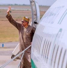 President Buhari off to London for medical follow-up