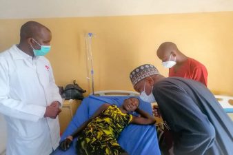 Gov Bagudu visits rescued Yauri students in hospital