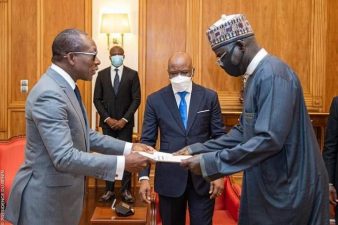 Buratai meets President Patrice Talon of Republic of Benin, presents Letter of Credence to assume duty as Nigeria’s Ambassador to country