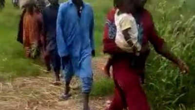 VIDEO: 1,500 ISWAP-Boko Haram members surrender at Mafa to Nigerian military