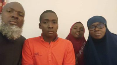 BREAKING: Stranded UK-based Nigerian family cry to Buhari, Sarafa Isola, Abike-Dabiri for help on urgent home return