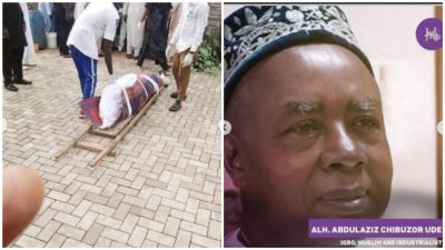 Abdulaziz Chibuzor Ude is dead, buried according to Islamic rites