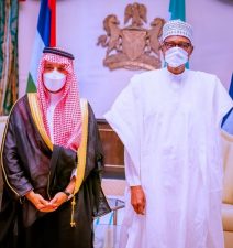 Saudi Arabia has been kind to us, Nigeria’s President Buhari says in meeting with Kingdom’s Minister