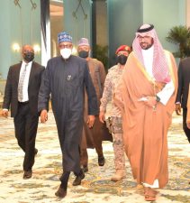 SUMMIT: President Buhari departs Riyadh for Madinah, prays for everlasting peace in Nigeria