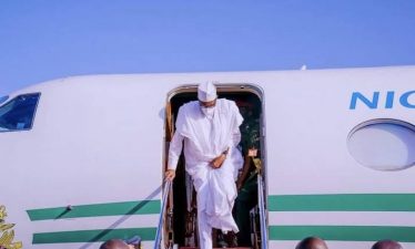 President Buhari arrives Riyadh for Future Investment Initiative Summit