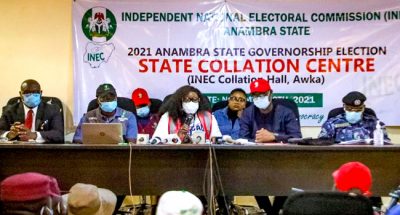 Collation of Anambra governorship election begin