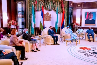 US Secretary of State visits President Buhari in Abuja