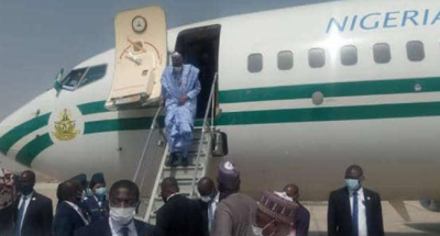 Buhari damns mischief makers, arrives in Maiduguri despite multiple explosions