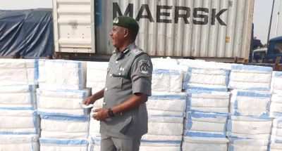 Benin Republic hands over container load of Tramadol worth N1.4bn to Nigeria Customs