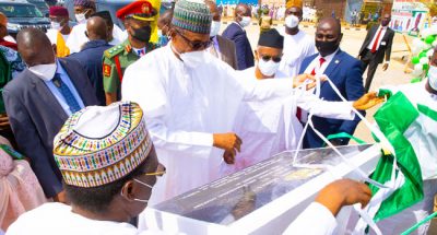 “Seeing is believing”, President Buhari thumbs-up El-Rufai after commissioning projects in Zaria, Kaduna