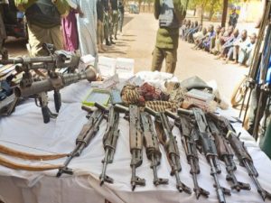 SOKOTO SECURITY: Police arrest 37 bandits, 20 other criminals, recover heavy duty weapons