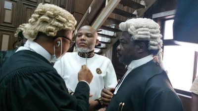 TERRORISM TRIAL: Nnamdi Kanu pleads not guilty, court adjourns till Feb. 16