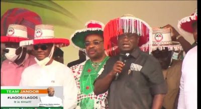 LAGOS4LAGOS: PDP Chairman, Governors receive Jandor, other ex-APC members amidst huge crowd in Lagos