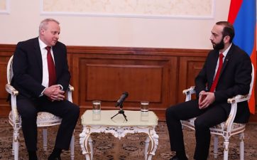 Armenian top diplomat, Russian ambassador discuss situation in Nagorno-Karabakh