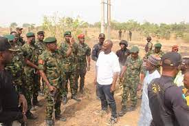 Chief of Army Staff visits scene of Kaduna-Abuja train attack, orders ‘search and rescue’ for kidnap victims