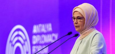 Turkey’s first lady stresses role of soft power in diplomacy