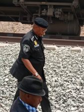 IGP, COAS visit scene of train attack 