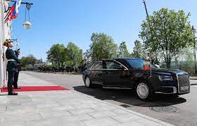 fLASHBACk: Putin’s ride: new Russian-made Cortege Limousine rolls into action at inauguration 7 May 2018