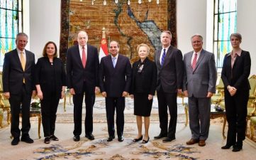 El-Sisi hosts US delegation over Palestine issue