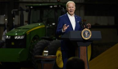 Inflation hits home for Biden, takes a bite out of his biggest legislative win