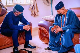 VIDEO: Osinbajo describes late Alaafin a bridge builder, man of great intellect who will be missed