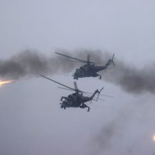 Russian troops shoot down 2 Ukrainian helicopters